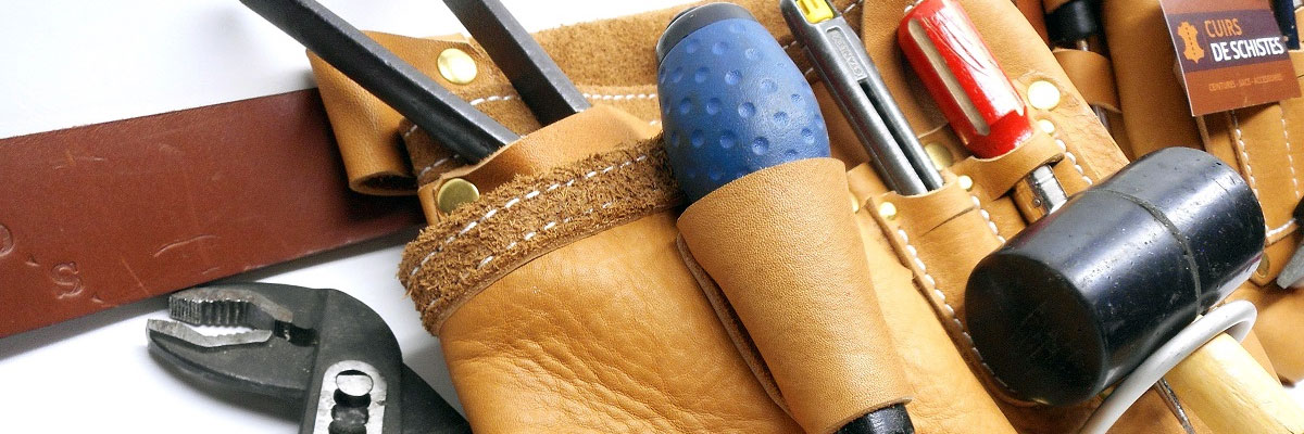 Choisir sa ceinture porte outils en cuir